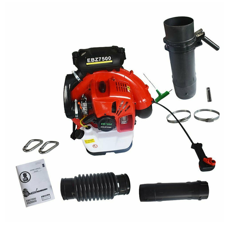 RedMax 65.6cc Commercial Backpack Blower (Model EBZ7500)